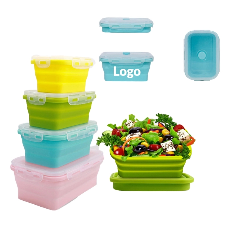 16 oz Collapsible Food Storage Containers w/ Airtight Lid