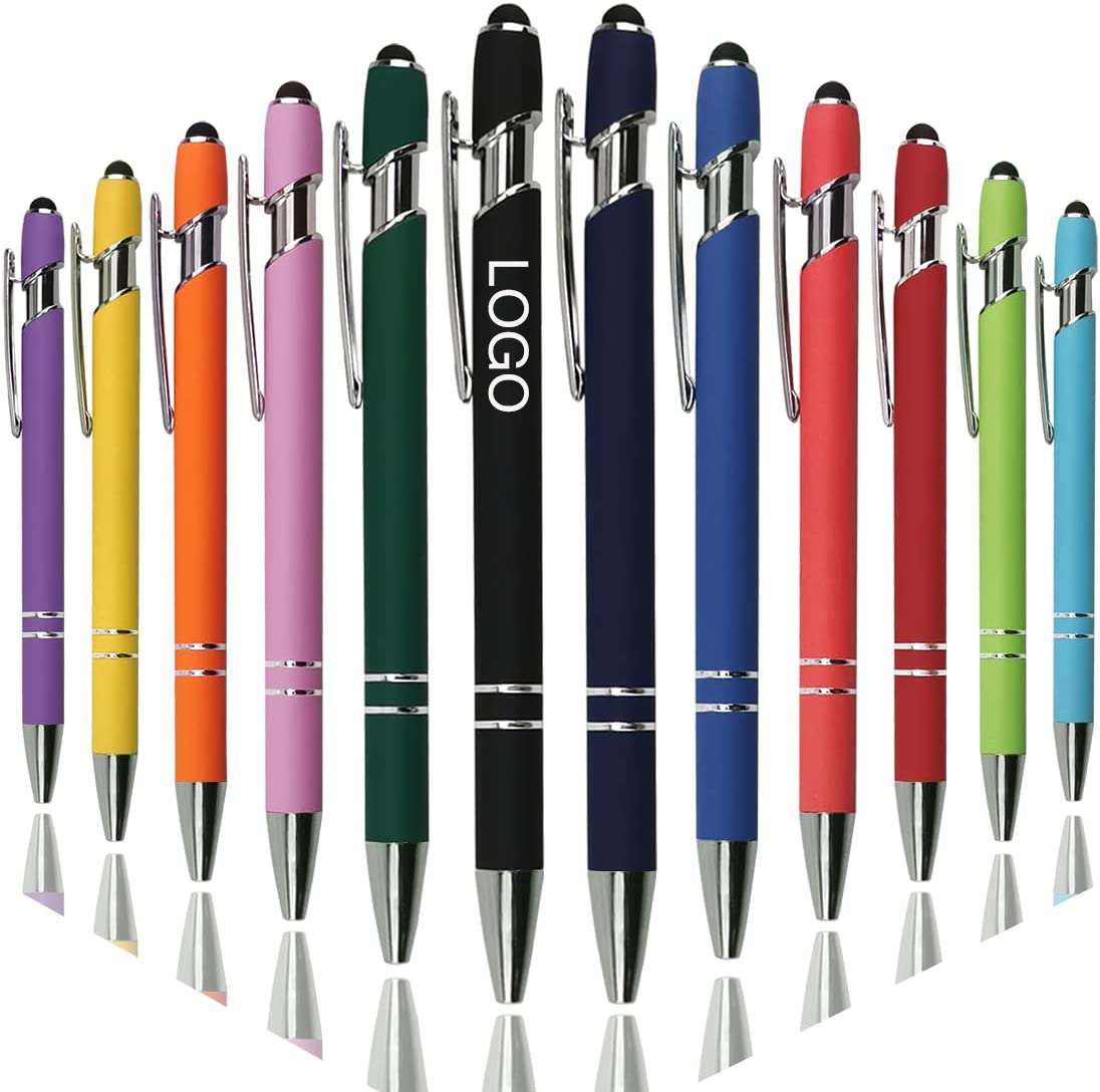 Rubber Touch Ballpoint Pen with Black Ink
