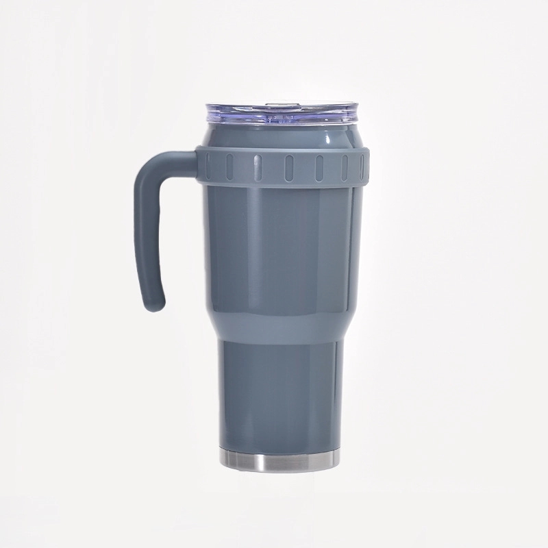 40oz Stainless Steel cup with lid and straw