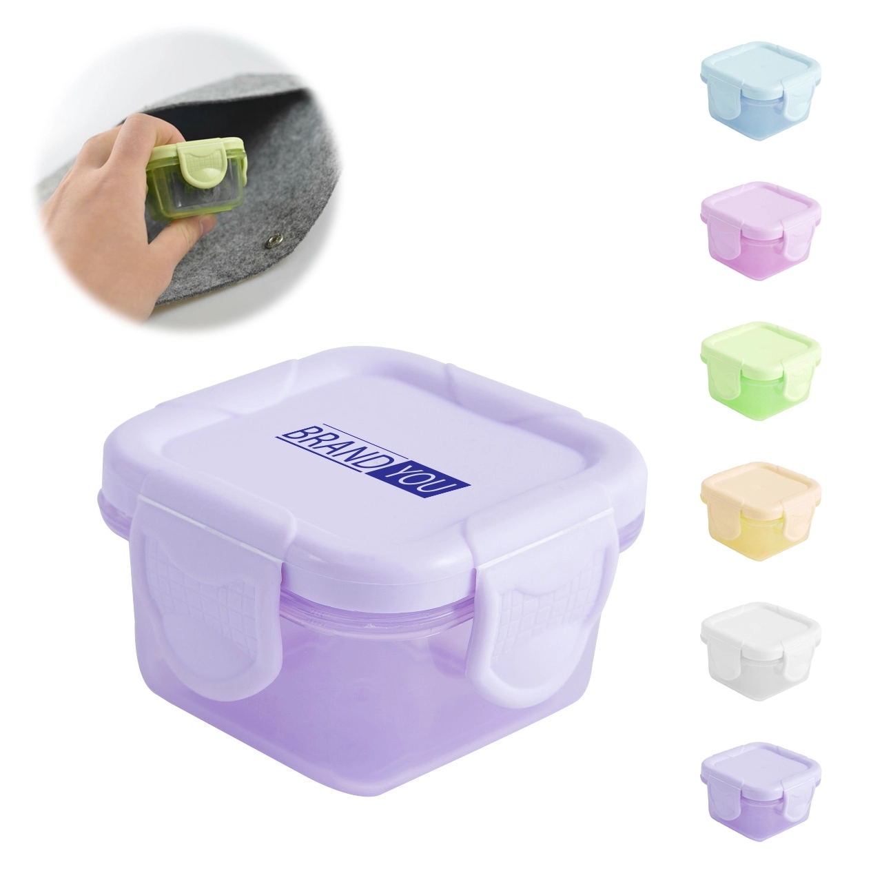 2 oz Mini Food-Grade Thickened Airtight Storage Box