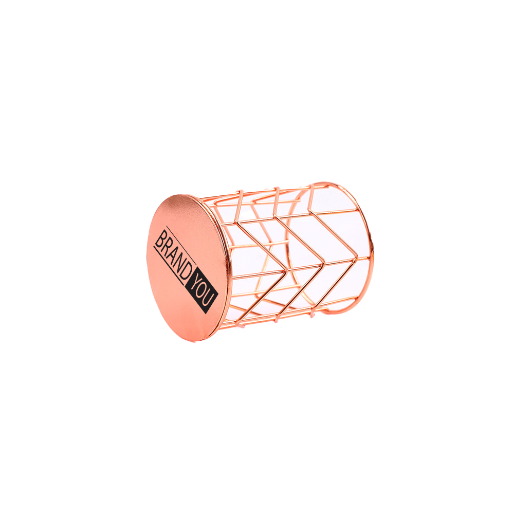 Round Wire Metal Pen Cup