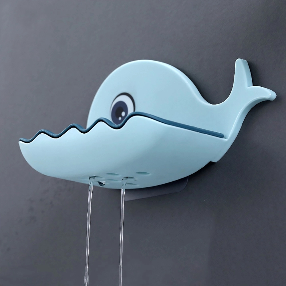 Whale Soap Dish: No-Drill Wall-Mounted Bathroom Accessory