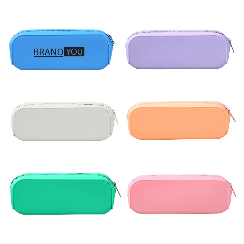 Silicone Pencil Case for Elementary Students Large Capacity