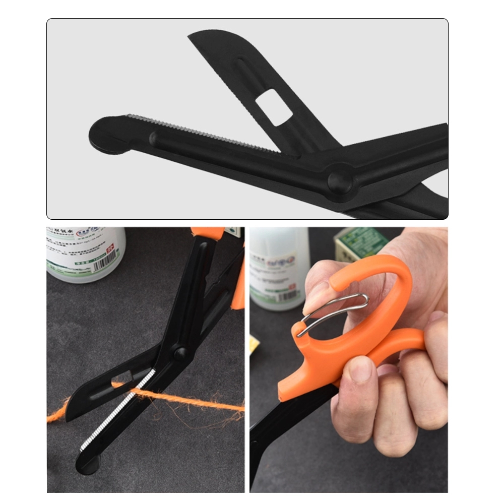 Stainless Steel Gauze Scissors: Curved  & Plastic Handle