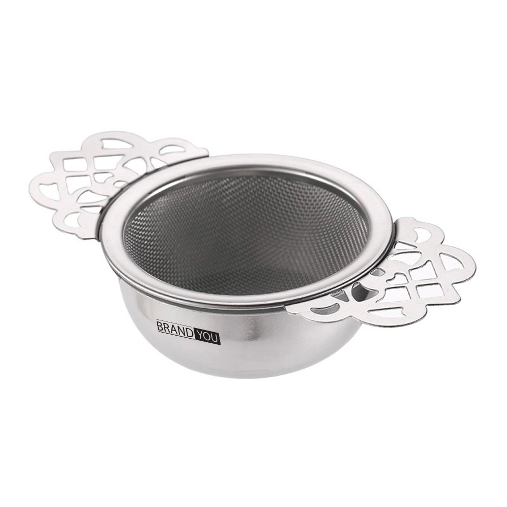 Stainless Steel Tea Infuser with Decorative Edge