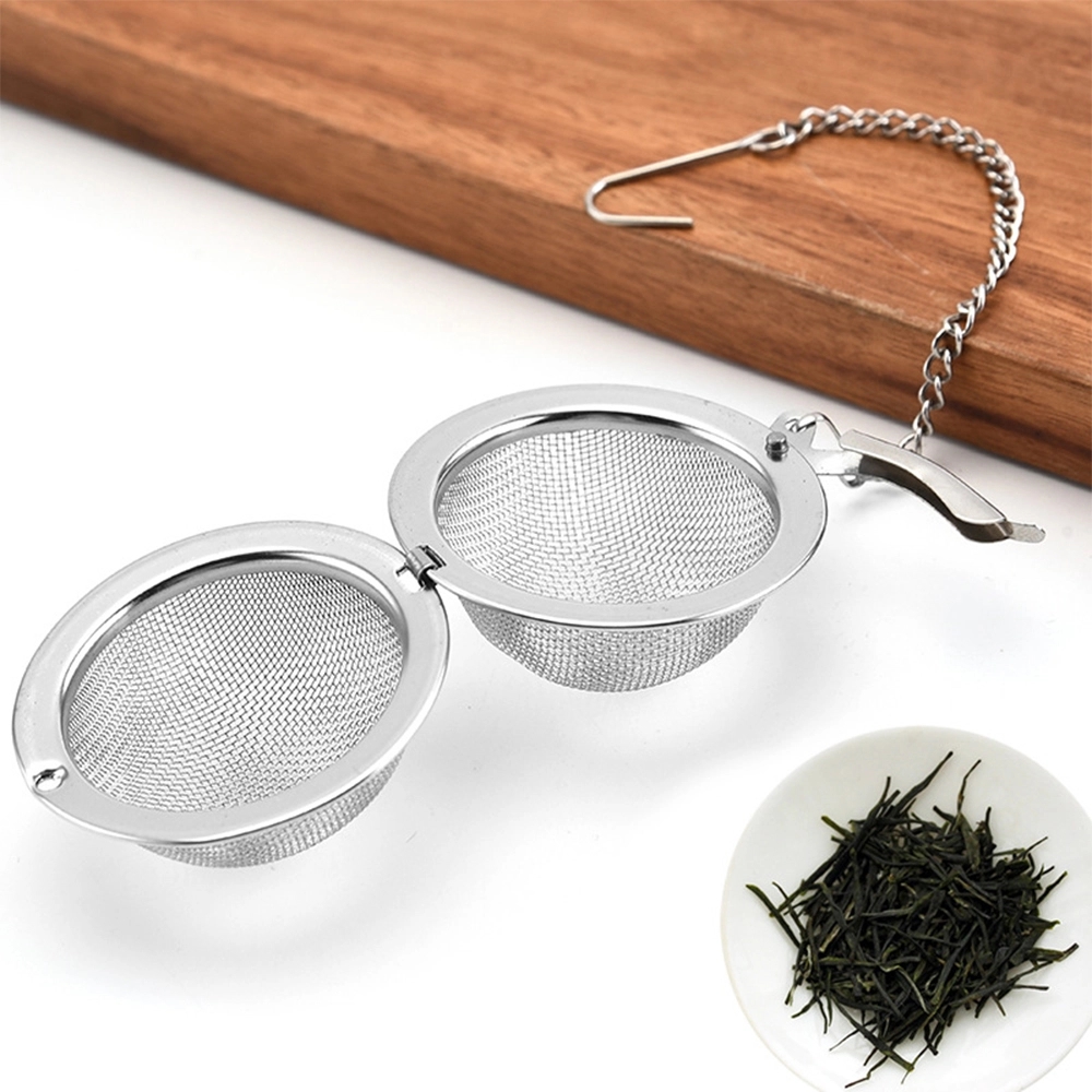 Stainless Steel Mesh Tea Ball Infuser with Chain