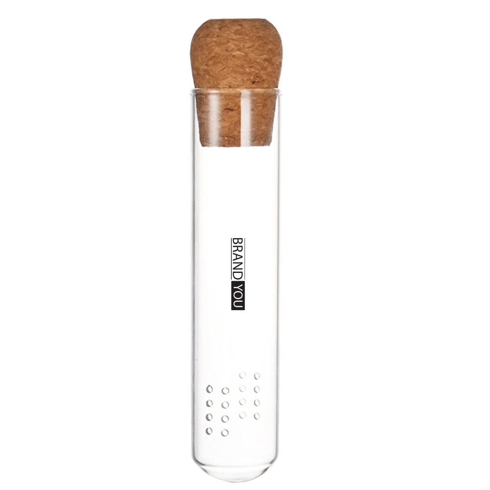 Glass Tea Filter with Cork Lid