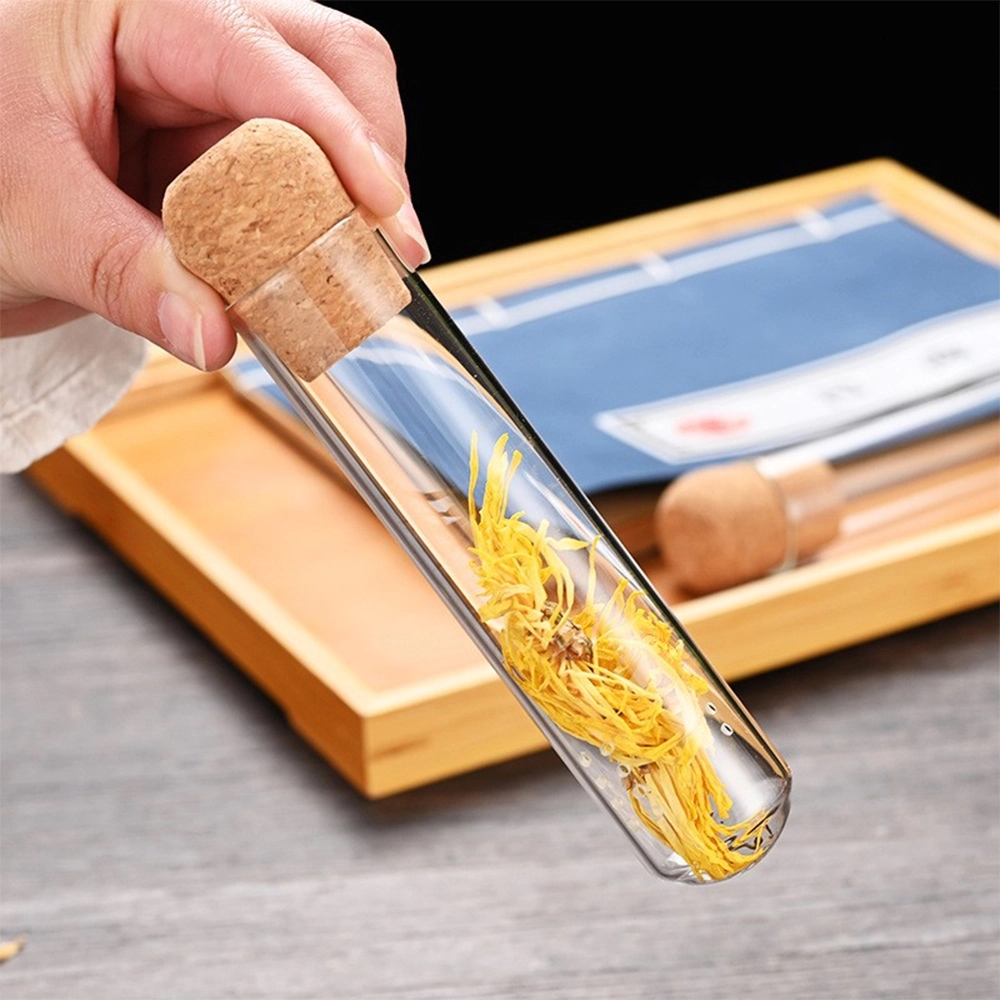 Glass Tea Filter with Cork Lid