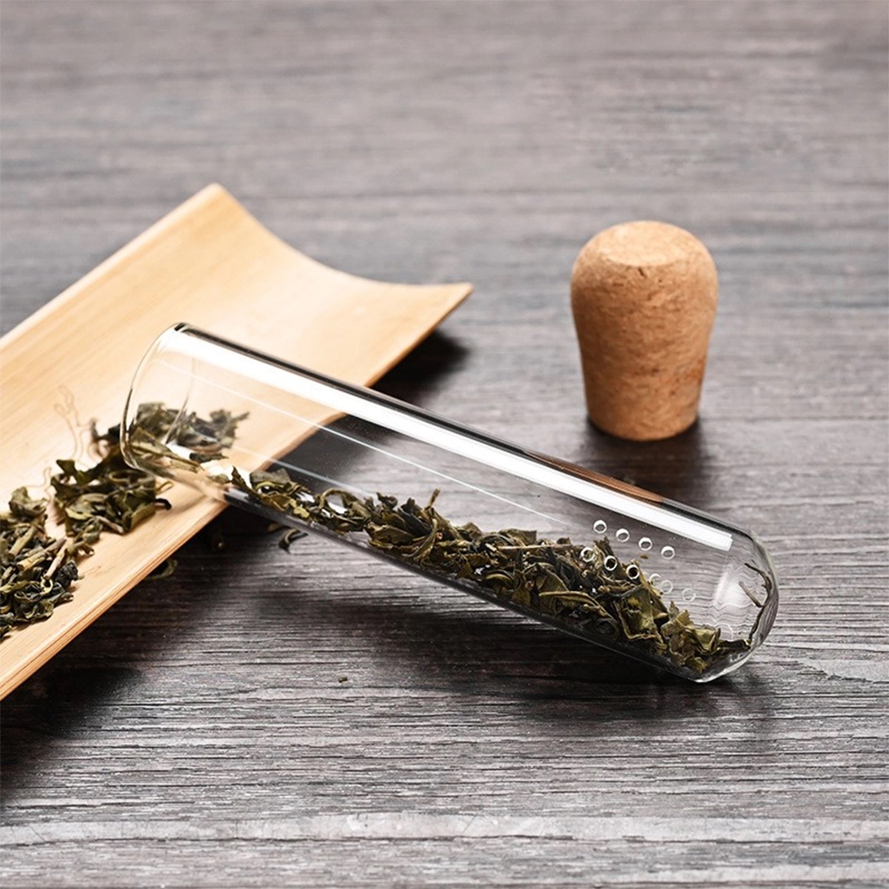 Glass Tea Filter with Cork Lid