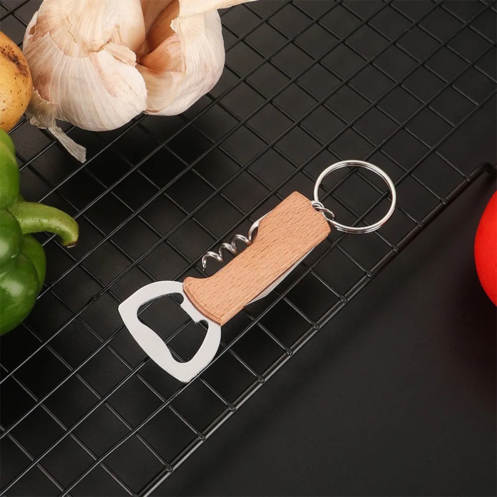 3-in-1 Stainless Steel Bottle Opener