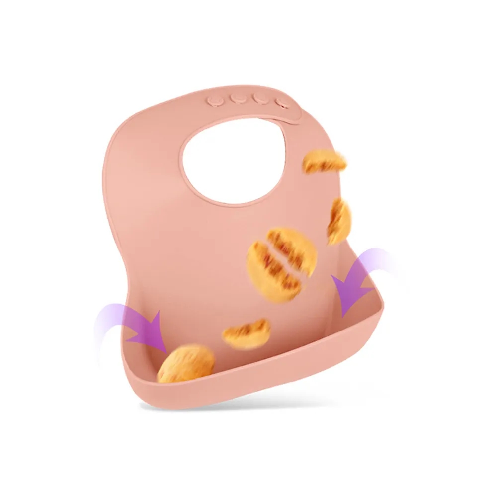 Silicone Baby Bib - Waterproof and Food Grade