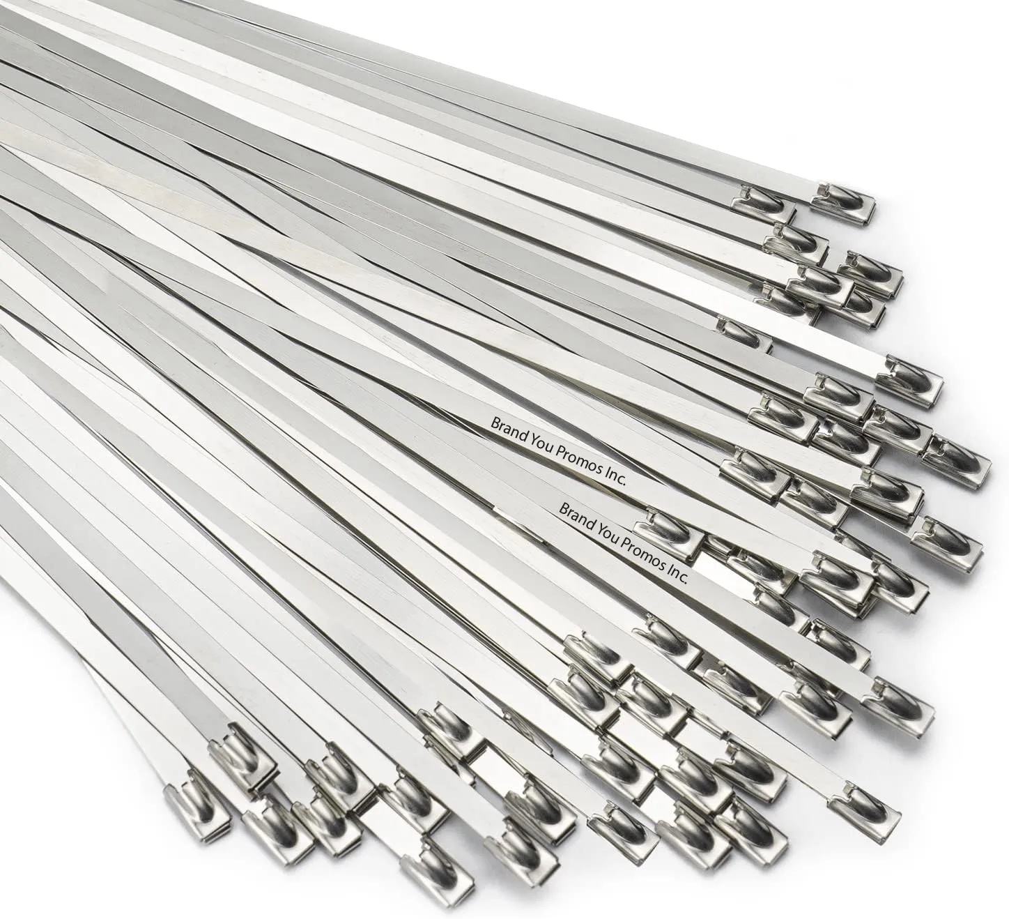 10" 304 Stainless Steel Zip Ties Multi-Purpose Self-Locking