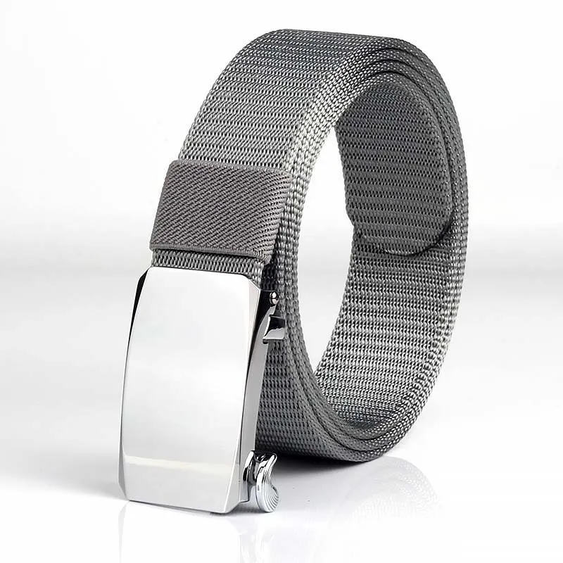 Casual Stylish Alloy Automatic Buckle Nylon Belt