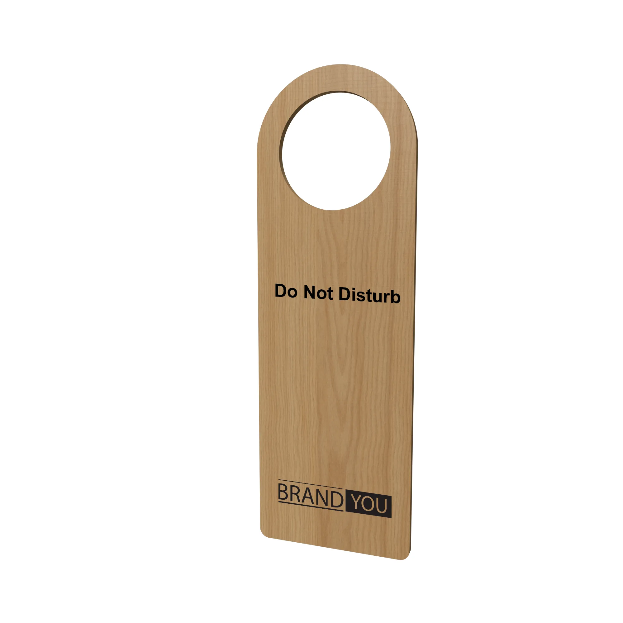 Wooden Double-Sided Room Status Sign