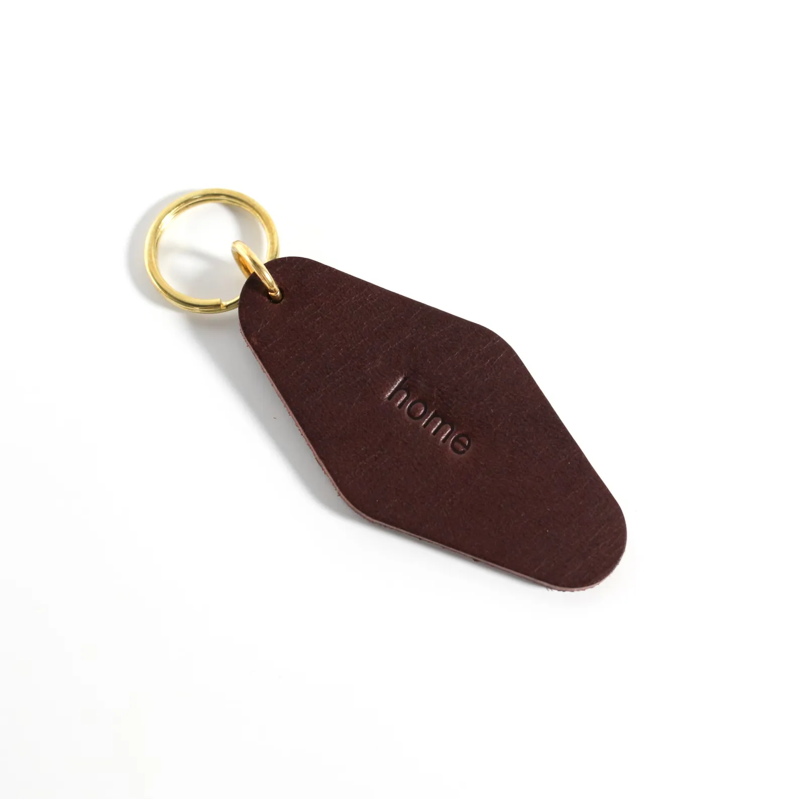 Personalized Leather Hotel Keychain Vintage Charm Gift