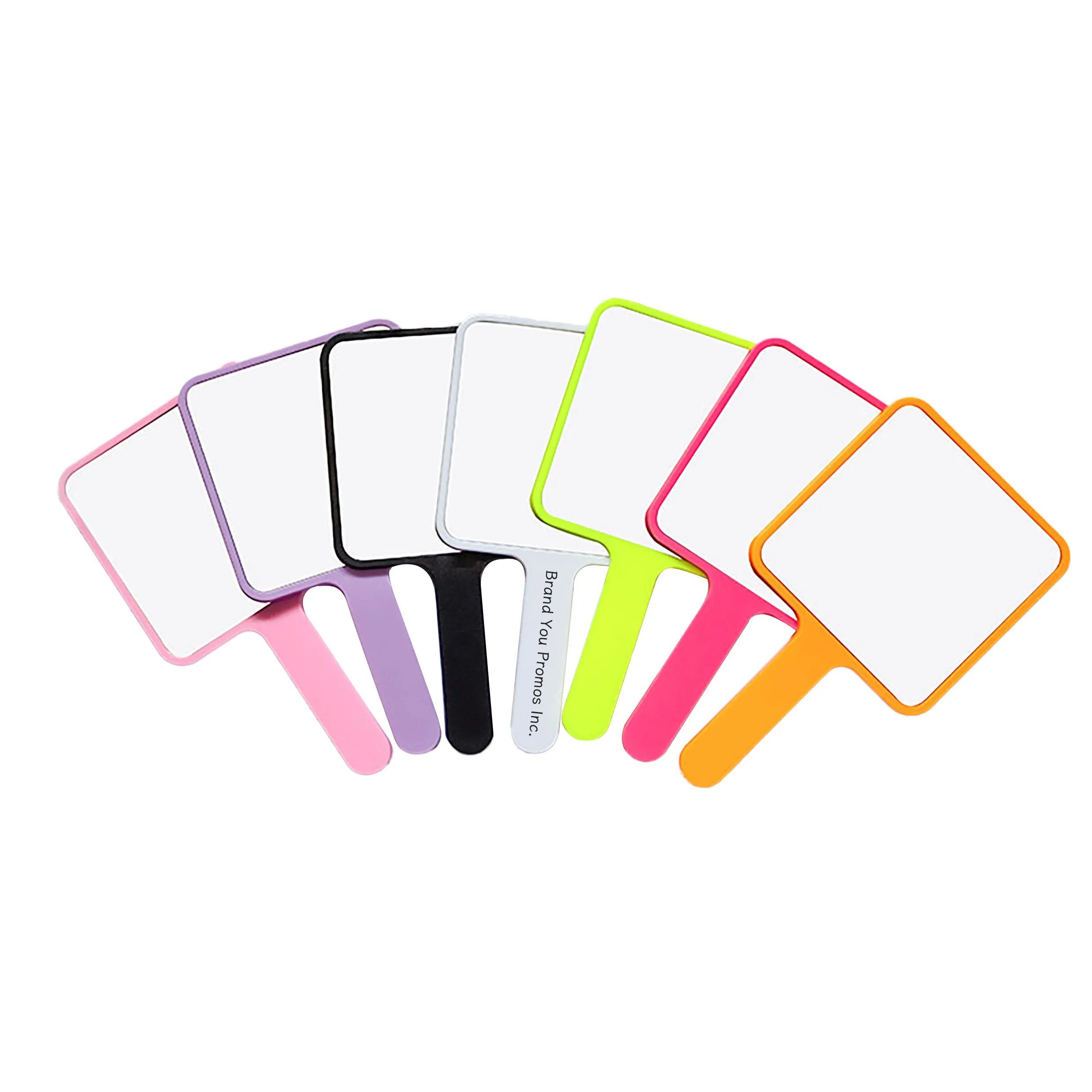 Medium Square Handheld Mirror with Handle