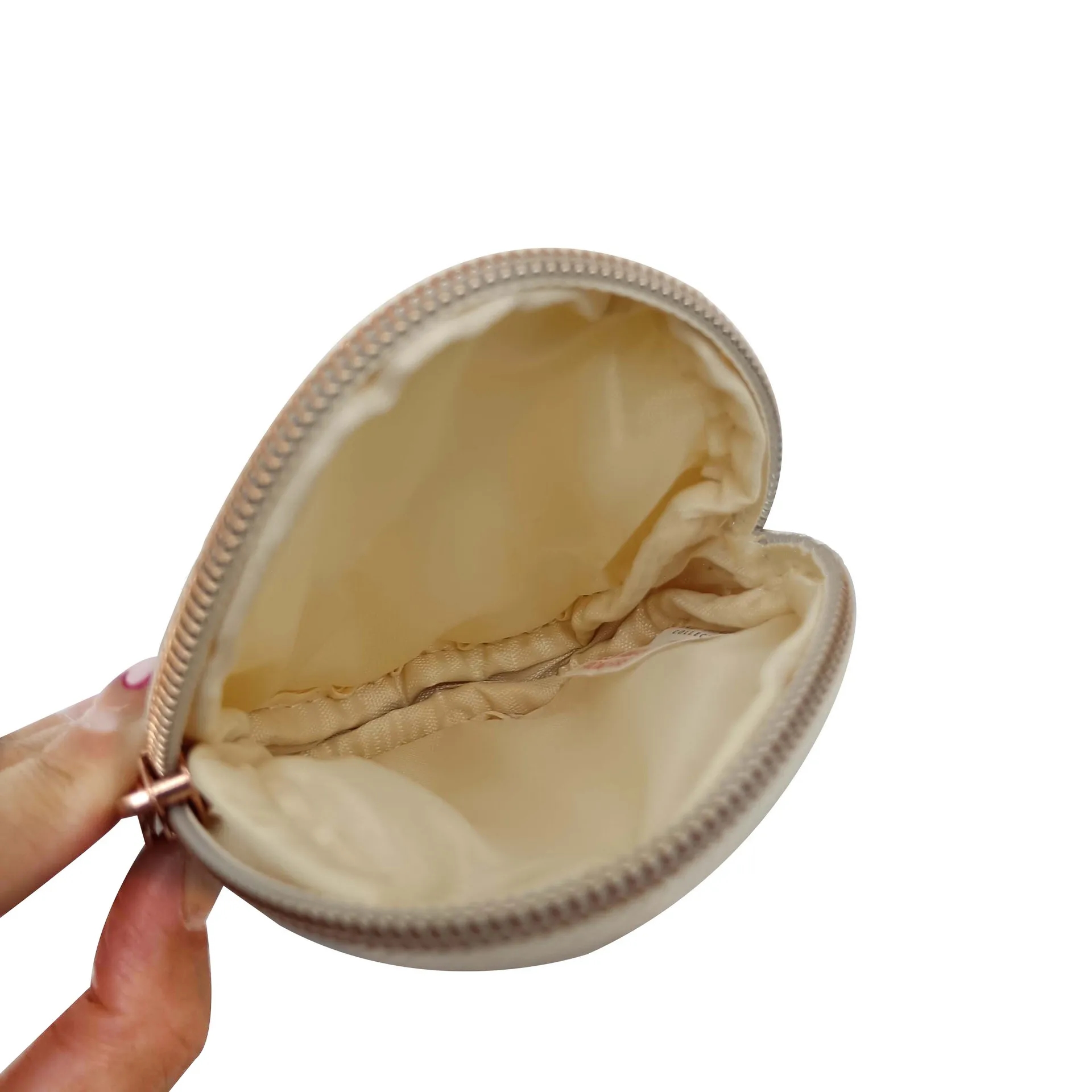 Mini Zippered Round Coin Purse