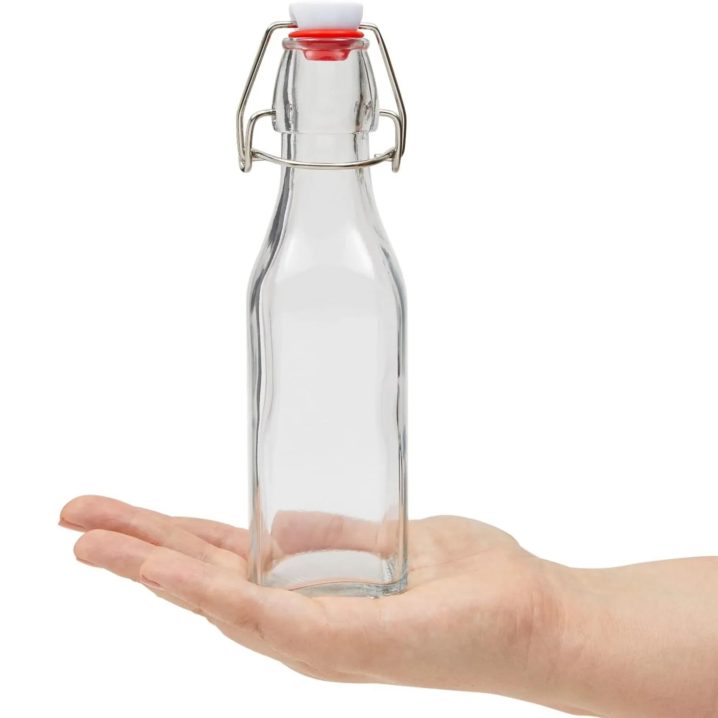 8 oz Artisan Swing Top Glass Bottle for Home Brewing