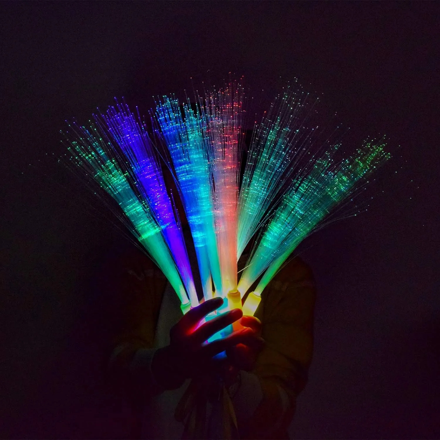 Colorful LED Glow Wand Sticks - 3 Flashing Modes Party Favor