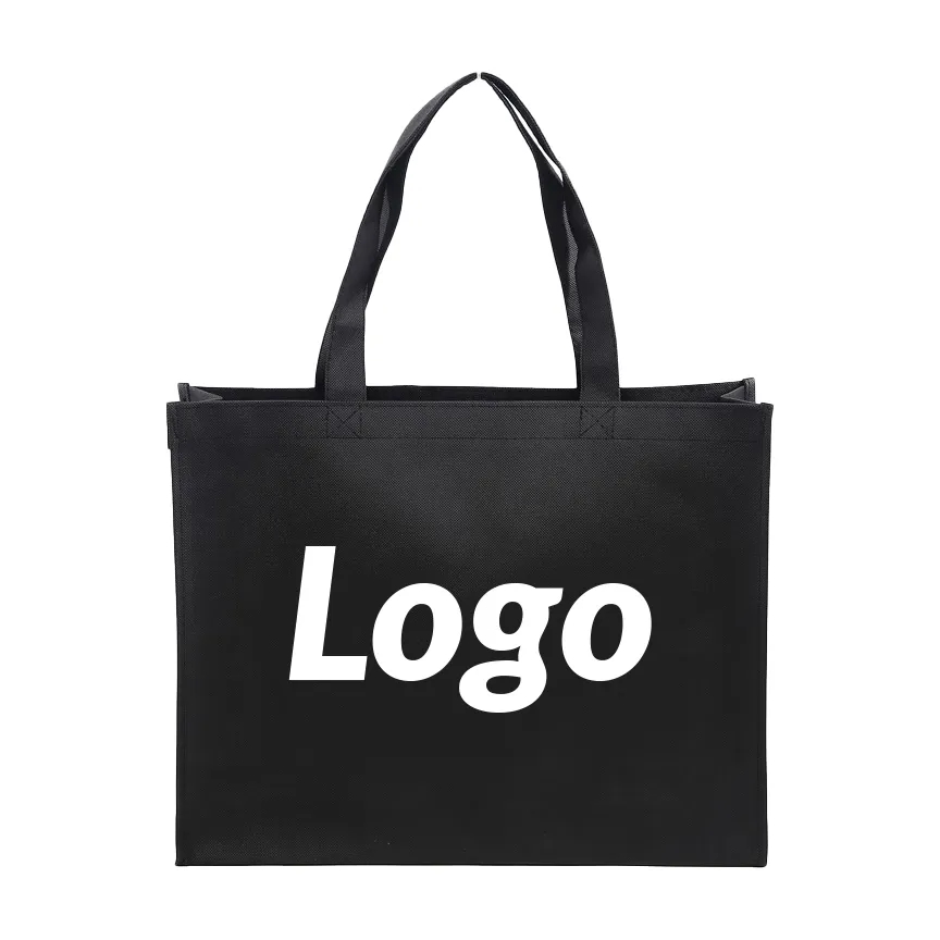 Eco-Friendly Non Woven Large Reusable Tote Bags with Handles