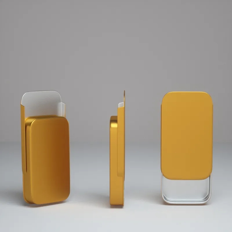 Mini Tin Box Candy Pill Cas Bin Jar Organizer w/ Slide Top