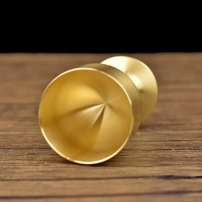 Brass Gold Goblet Shot Glasses - 100 ml