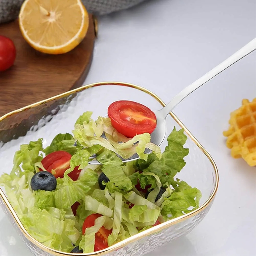 Multi-Use 18/10 Stainless Steel Long Handle Sporks, 7.4 Inch