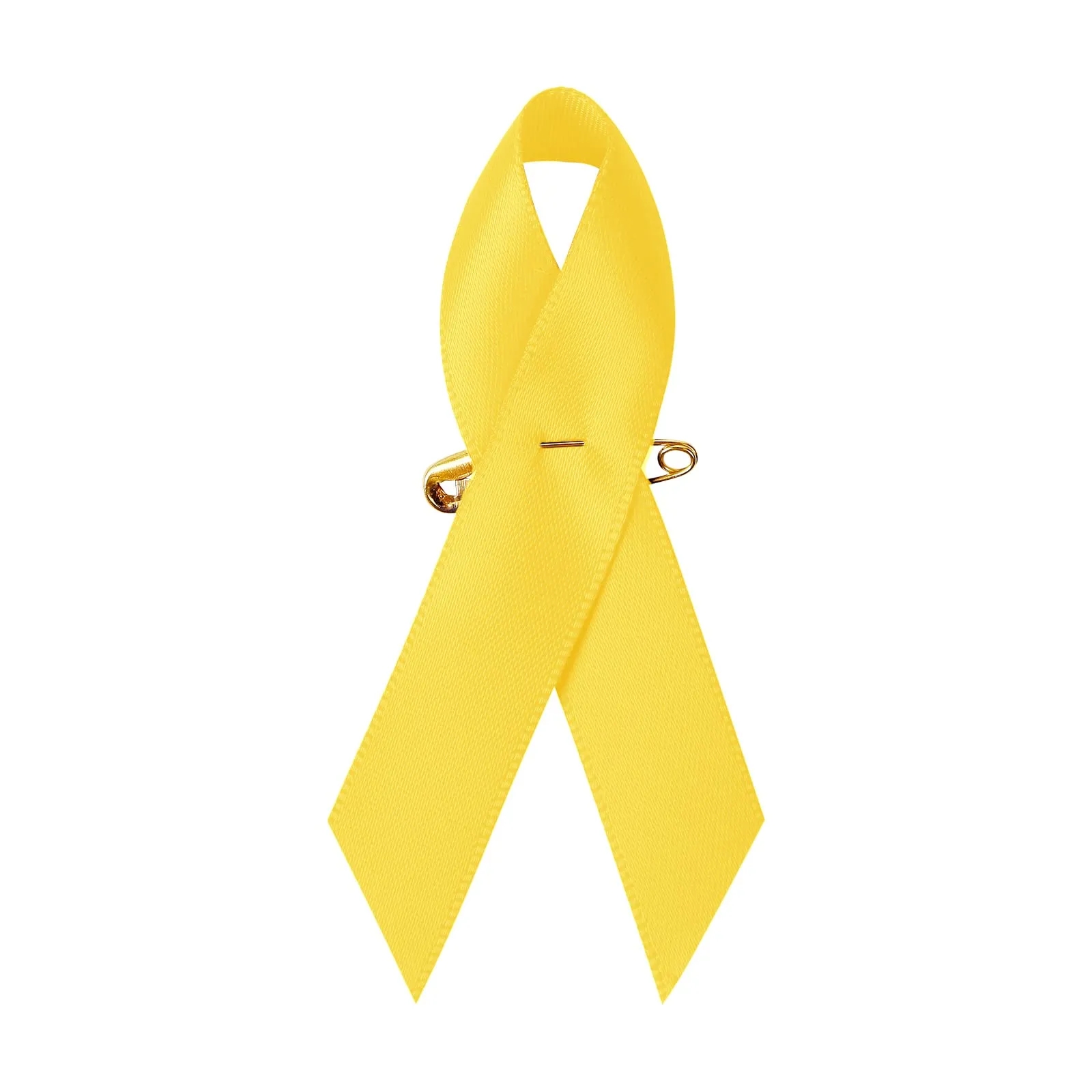 Versatile Satin Awareness Ribbon Pins for Various Causes