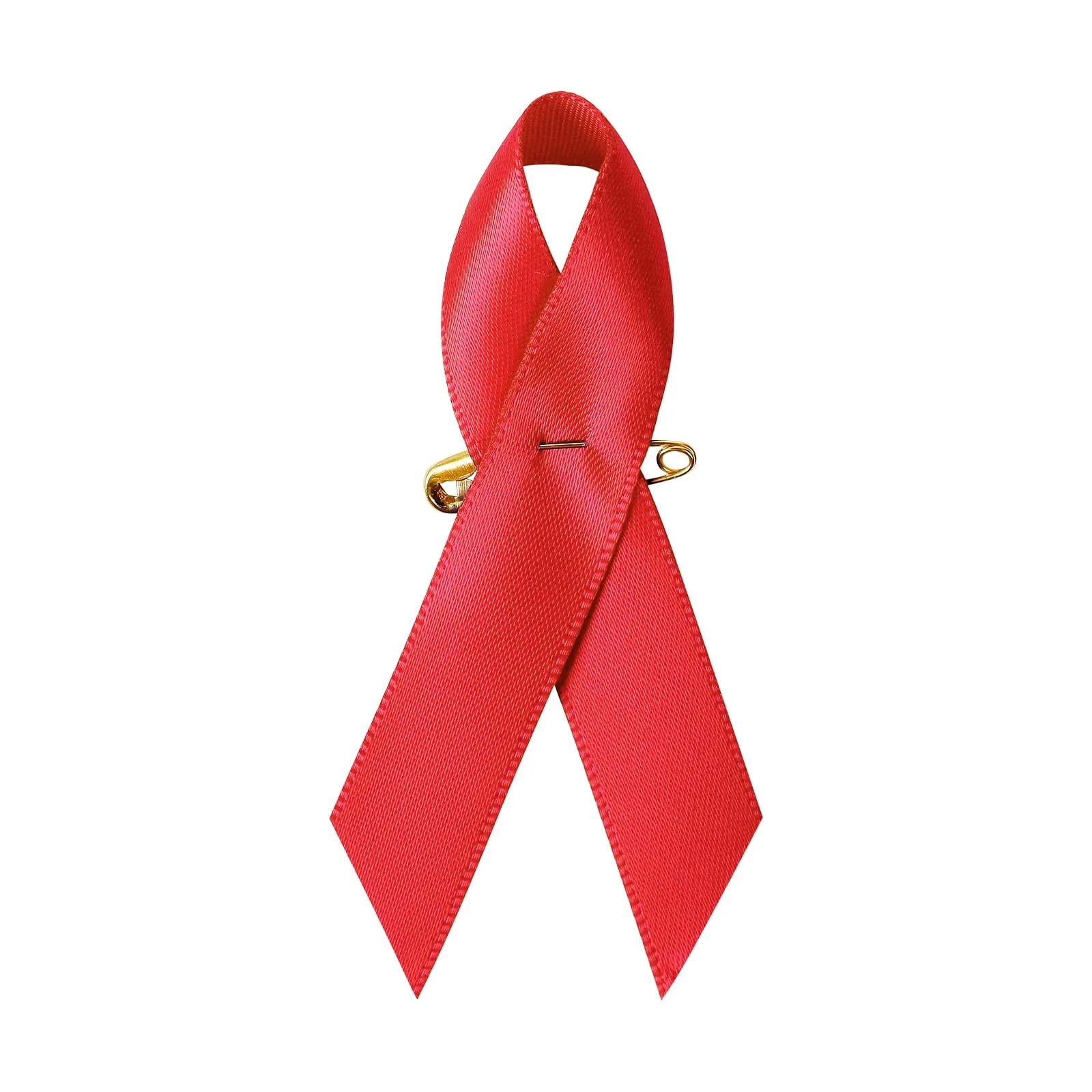Versatile Satin Awareness Ribbon Pins for Various Causes