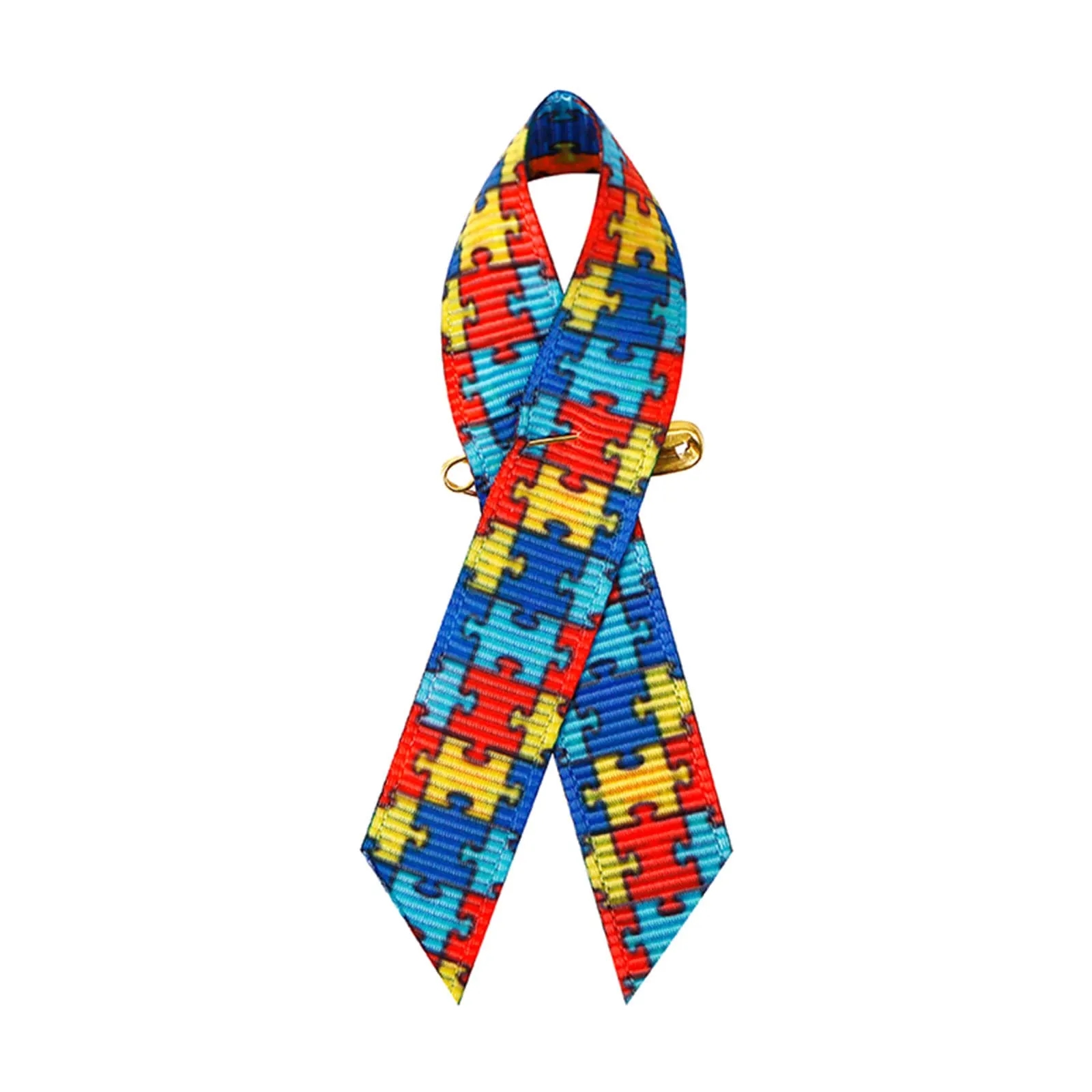 Versatile Satin Awareness Ribbon Pins for Various Causes