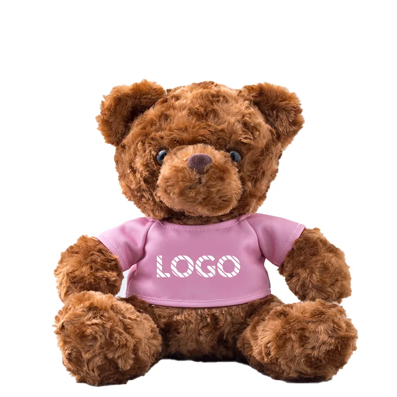 Teddy Bear 12" Plush Stuffed Animal w/ Personalized Shirt