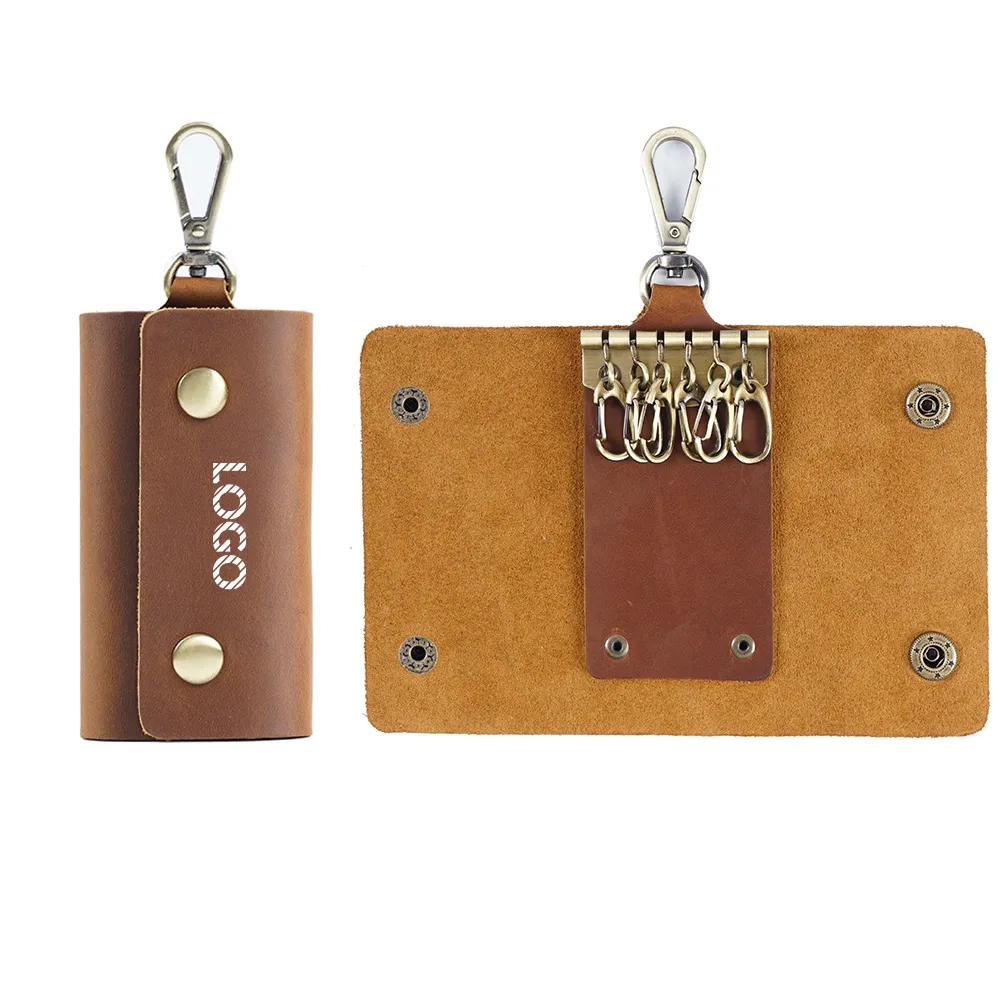 Casual Vintage Leather Men's Key Wallet