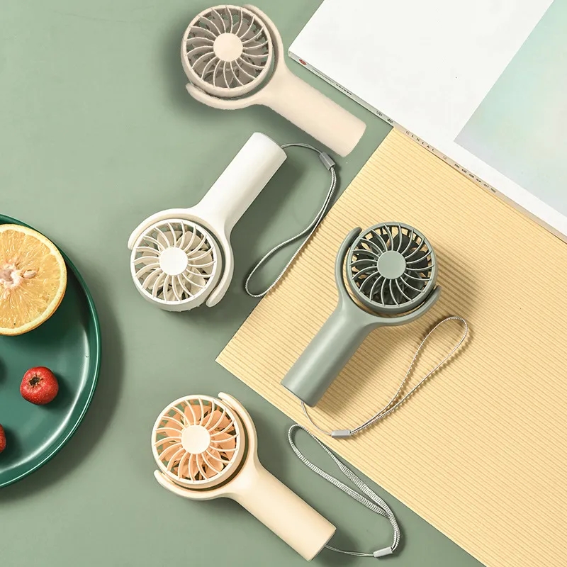 Portable Mini Fan w/ Type-C Charging & Adjustable Speeds