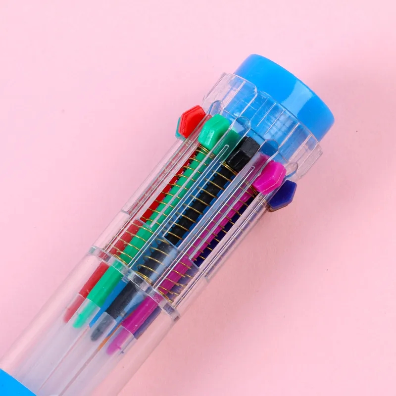 Minimalist Multi-Color Ballpoint Pen - Ten Colors