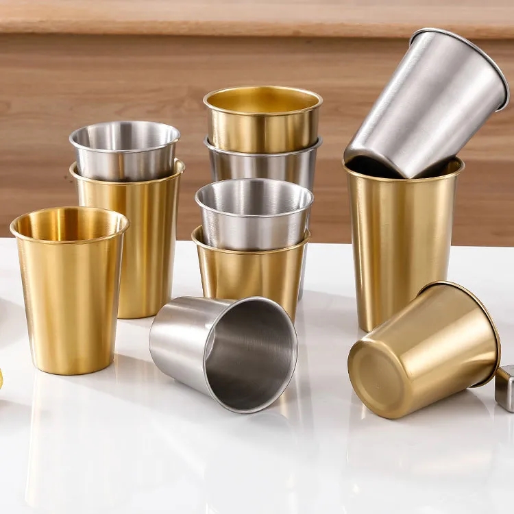 200ml Stainless Steel Outdoor Cup for Camping & Beverages