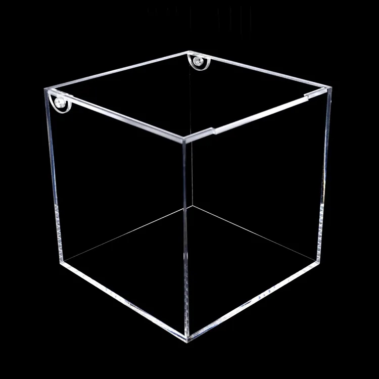 8x8x8 in High-Clarity Acrylic Display Case for Collectibles