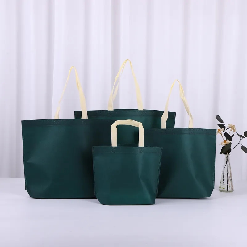 Flat-Bottomed Non-Woven Tote Bag, 12 x 14" - Eco-Friendly