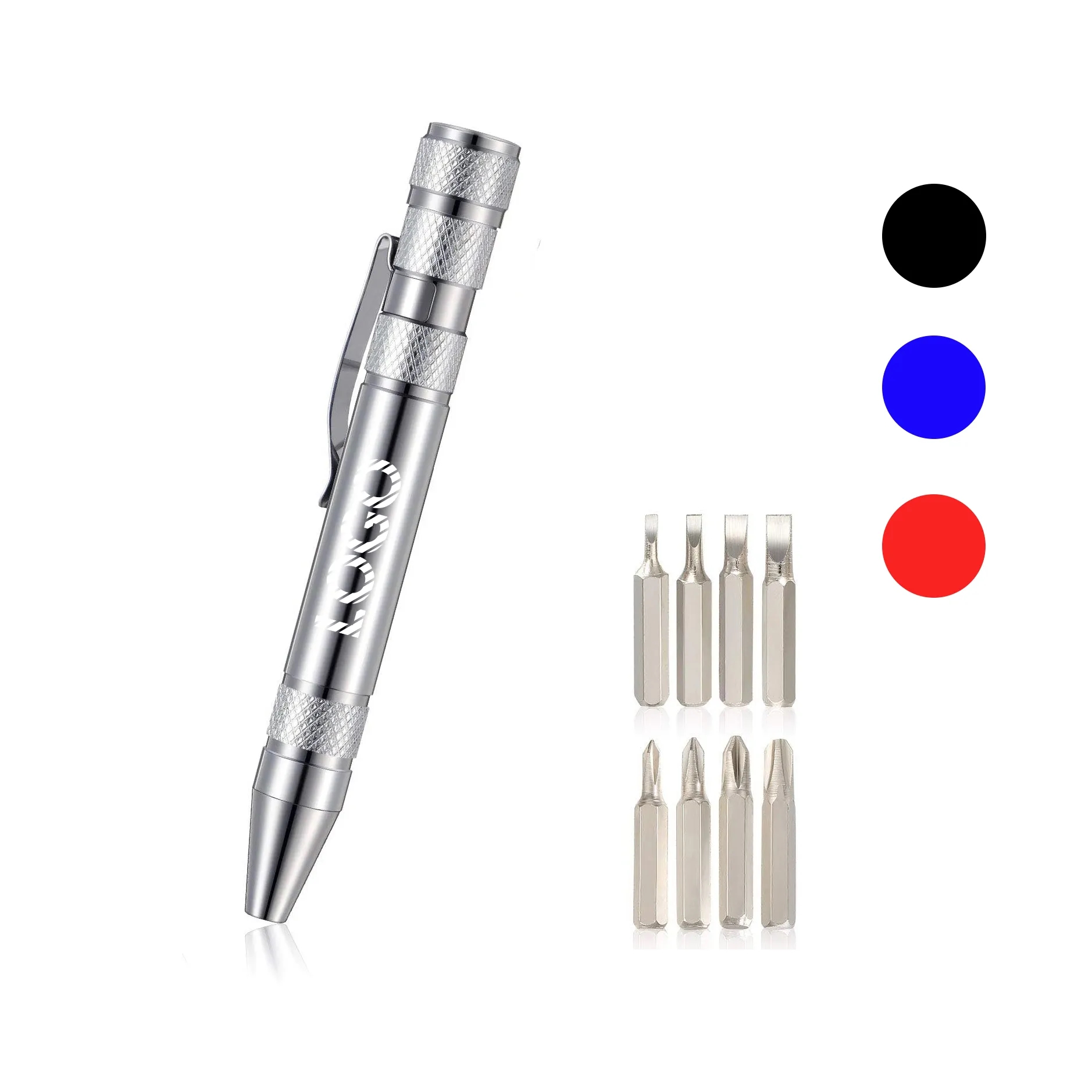 Aluminum 8-in-1 Multi-function Precision Screwdriver Pen
