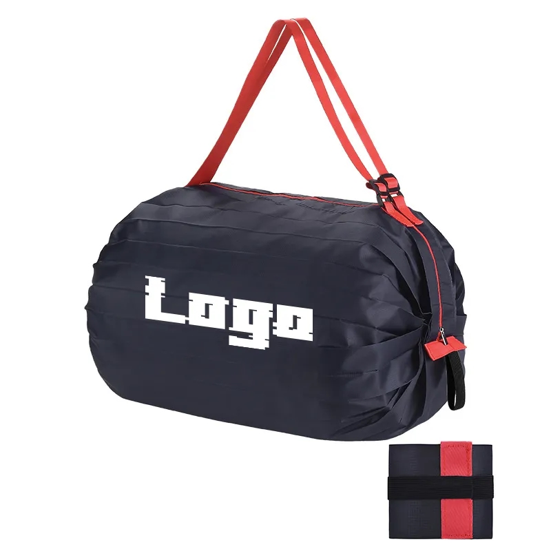 Multipurpose Foldable Nylon Duffel-Style Shopping Bag