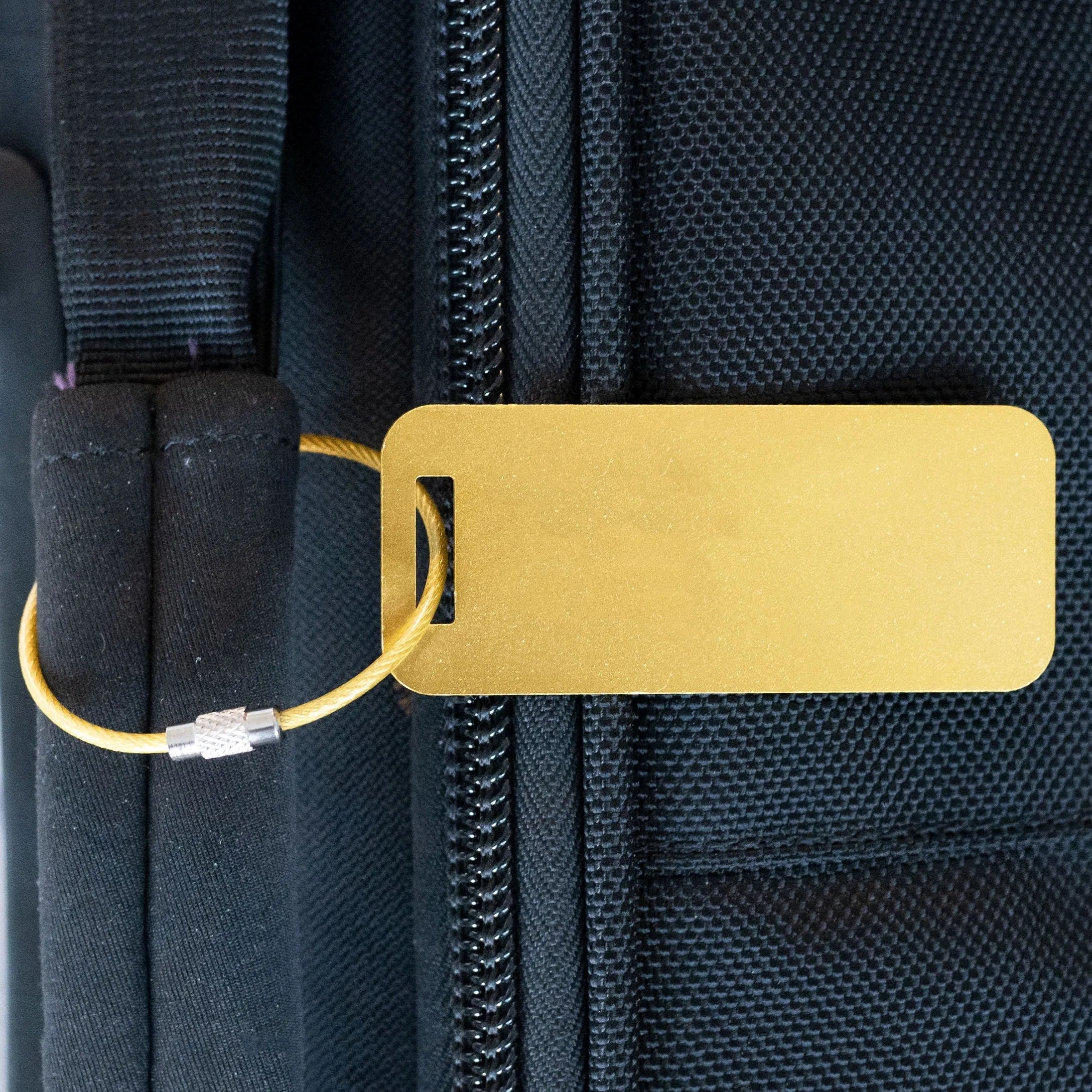 Durable Metal Engraved Aluminum Luggage Tags